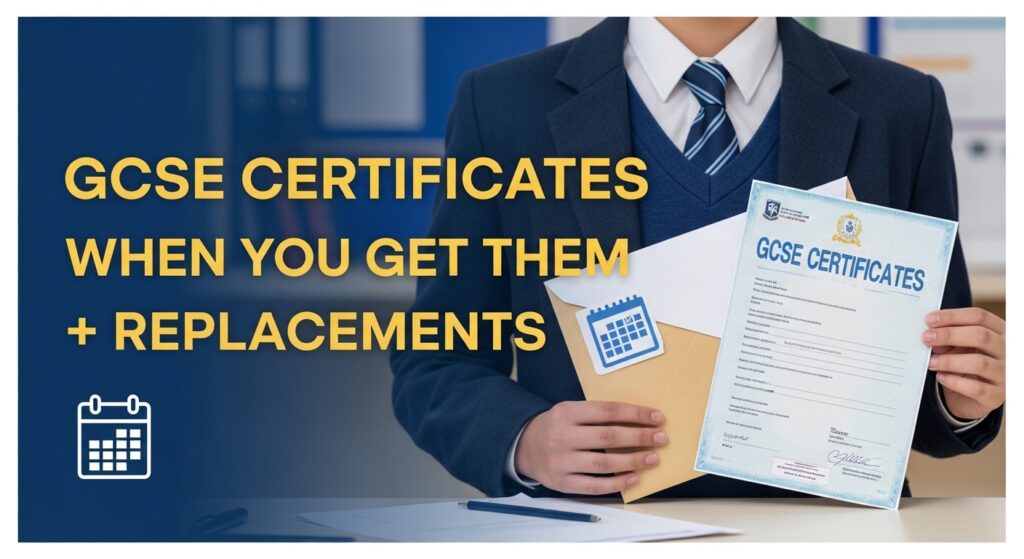 GCSE certificates
