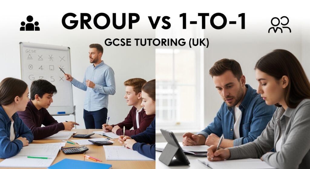 Group vs 1-to-1 GCSE tutoring in the UK